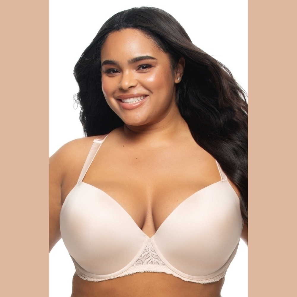 Sz 42DD Sugar Baby Paramour "Carolina" Seamless T-back Bra